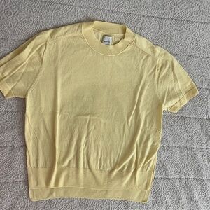 Maeve Short - Sleeve Boxy Merino Sweater